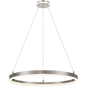 Recovery LED 31.5 inch Brushed Nickel Pendant Ceiling Light