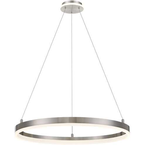 Recovery LED 31.5 inch Brushed Nickel Pendant Ceiling Light