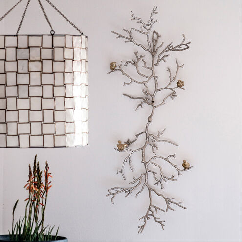 Atelier Branch Silver and Gold Wall Sculpture