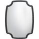 Selene 48 X 36 inch Textured Charcoal Resin Wall Mirror