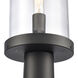 Hopkins 1 Light 20.75 inch Charcoal Black Outdoor Post Light