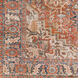 Lavable 90 X 60 inch Brick Red Rug in 5 x 8, Rectangle