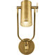 Ruehl 14 inch 9 watt Lacquered Brass Swing Arm Wall Sconce Wall Light