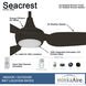 Seacrest 60 inch Oil Rubbed Bronze Outdoor Ceiling Fan