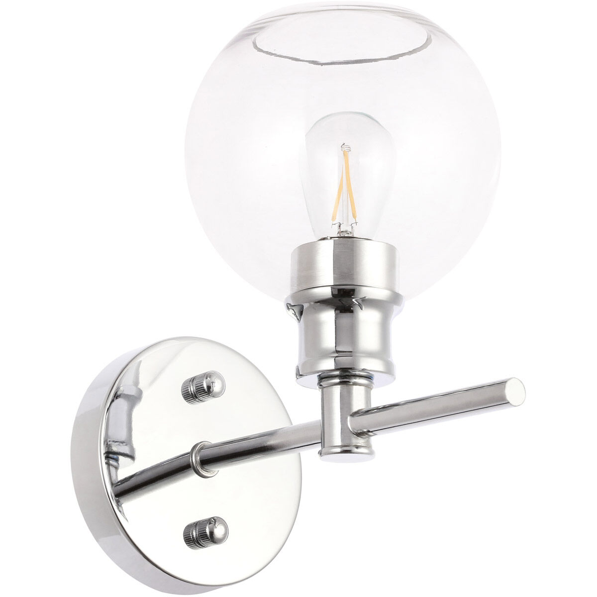 Collier 1 Light 6 inch Chrome Wall sconce Wall Light