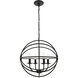 Octavia 4 Light 18 inch Dark Brown Pendant Ceiling Light