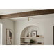 Sisu LED 5 inch Champagne Bronze Semi Flush Mount Ceiling Light