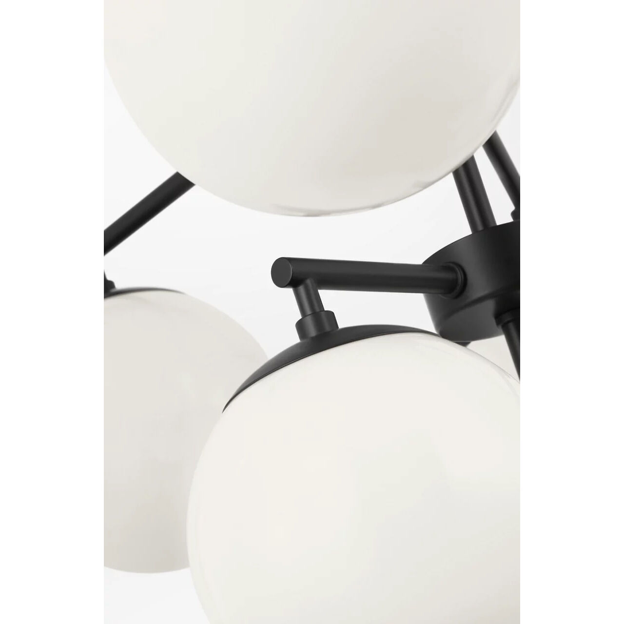 Nube 10 Light 26 inch Midnight Black Chandelier Ceiling Light in Standard