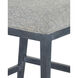 Santos 40 inch Vintage Navy and Satin Brass and Barrett Dusk Counter Stool