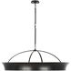 Thomas O'Brien Garland LED 40 inch Aged Iron Dual Lit Ring Chandelier Ceiling Light