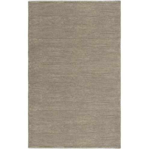 Mugal 36 X 24 inch Gray and Gray Area Rug, Wool