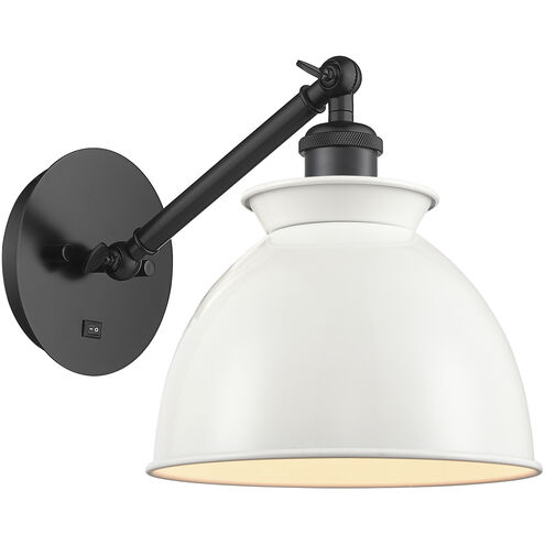 Ballston Adirondack 1 Light 8 inch Matte Black Sconce Wall Light