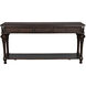Colonial 72 X 20 inch Distressed Brown Sofa Table, Large