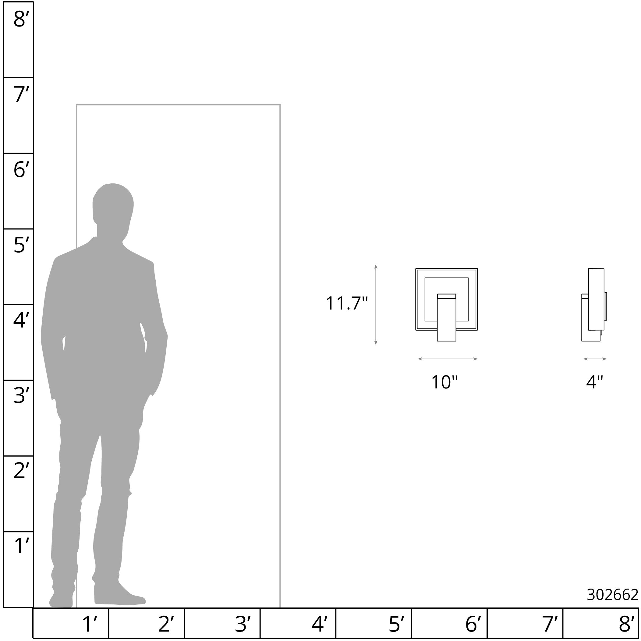 Shadow Box 1 Light 11.7 inch Coastal Oil Rubbed Bronze Outdoor Sconce, Medium