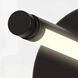 Polo LED 5 inch Black Wall Sconce Wall Light