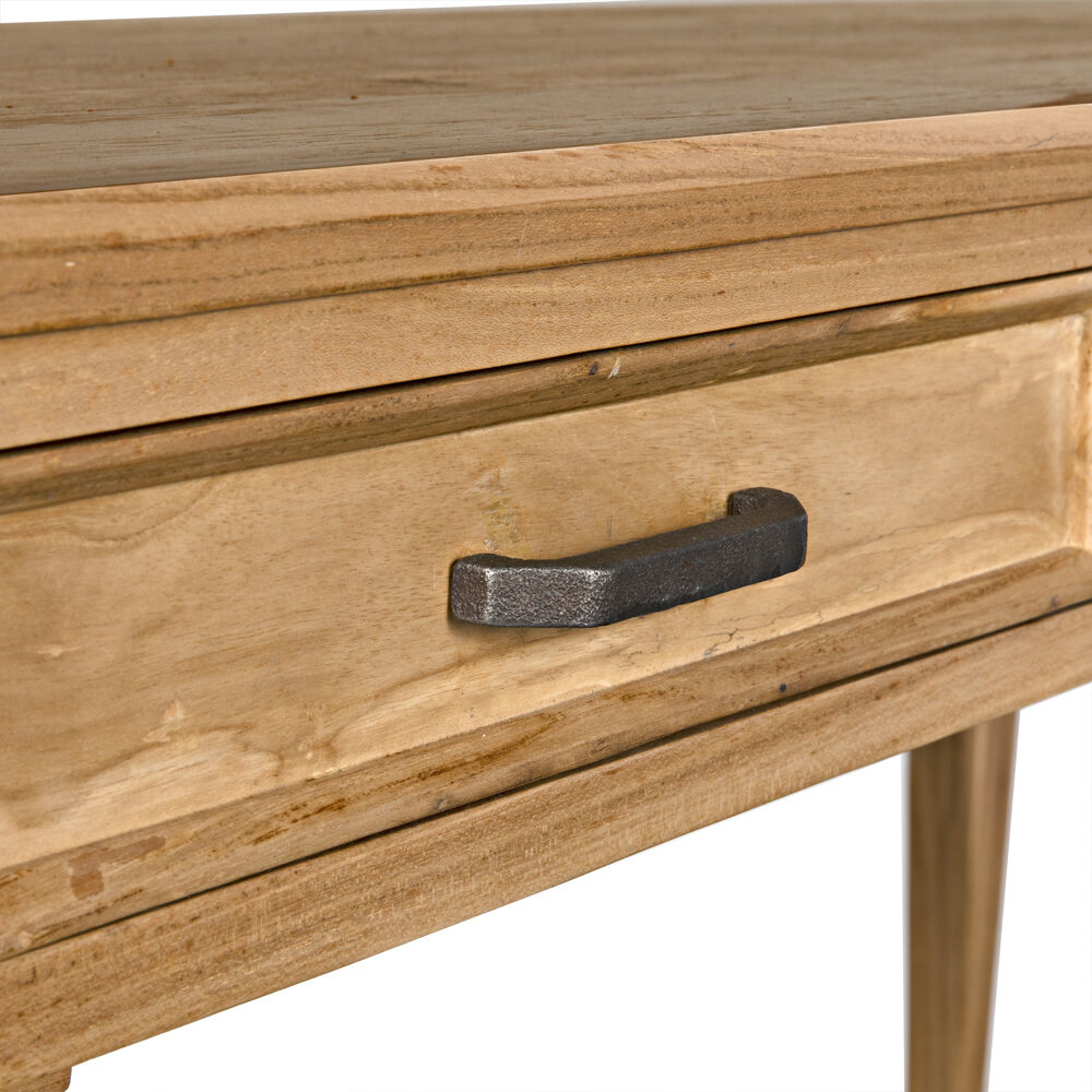 Ambrose 60 X 26 inch Bleached Teak Desk