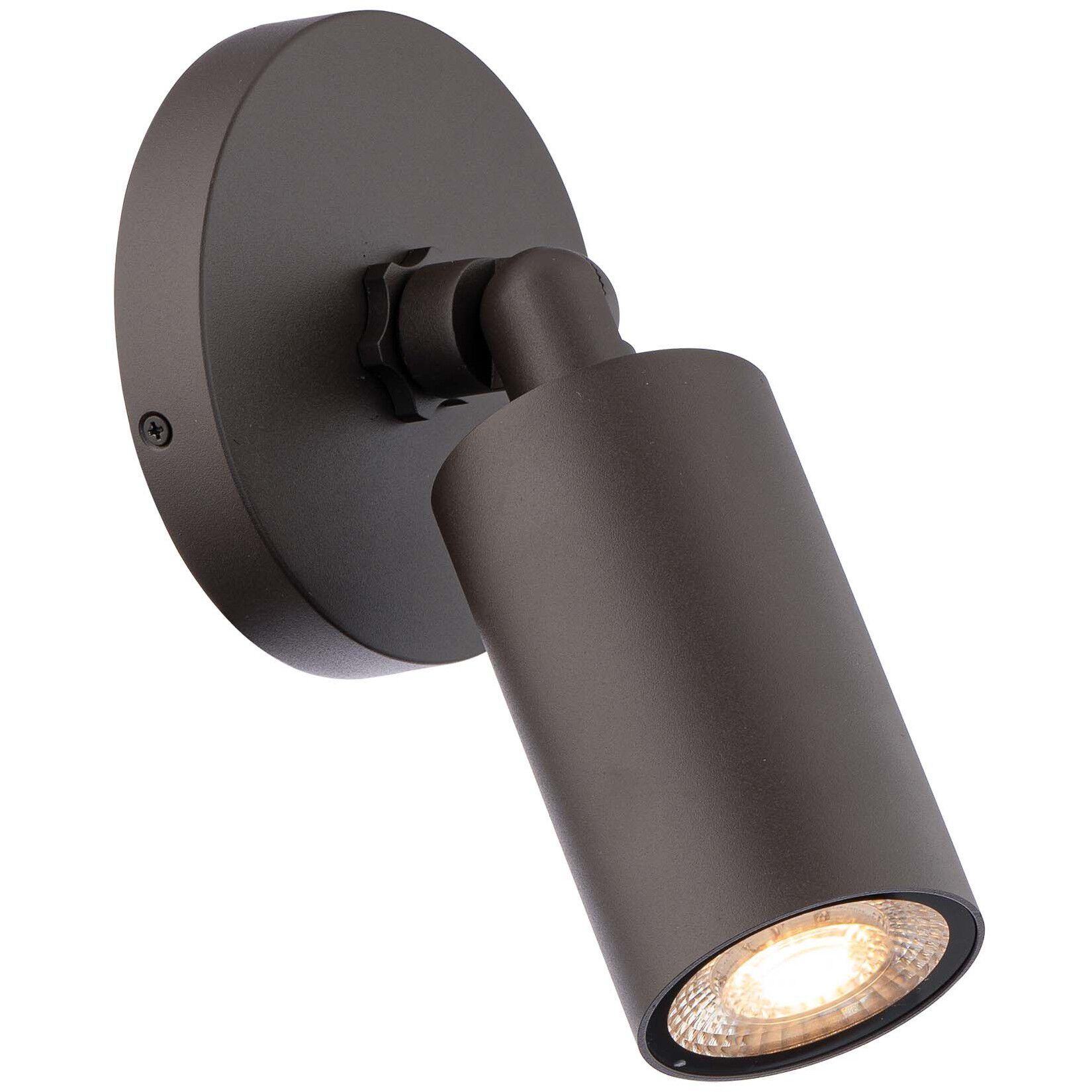 Cylinder LED 5.06 inch Bronze Outdoor Wall Lighting, WAC Limited