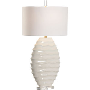 Huaraz 23 inch 100.00 watt White/Cream Table Lamp Portable Light