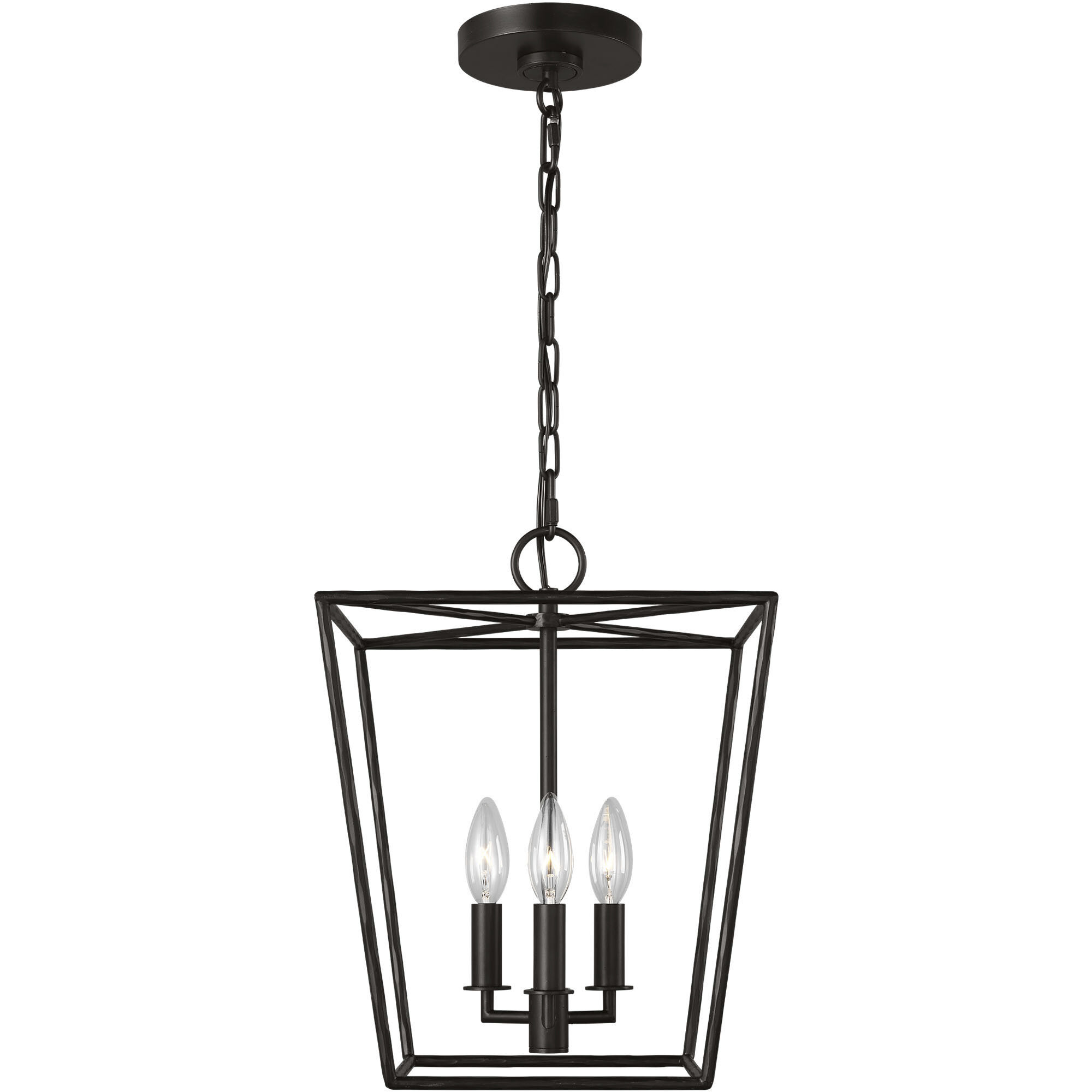 ED Ellen DeGeneres Viota 3 Light 12 inch Aged Iron Pendant Ceiling Light