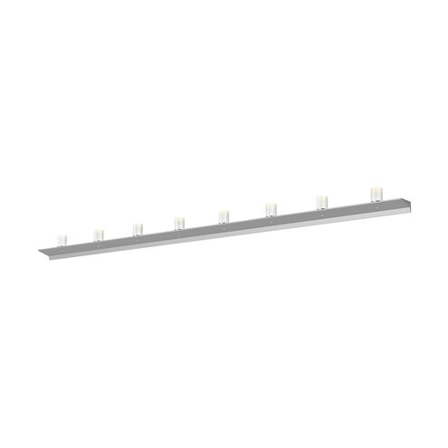 Votives LED 96 inch Bright Satin Aluminum Wall Bar Wall Light