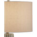 Water-borne 31.25 inch 150 watt Forest Reactive and Antique Brass Table Lamp Portable Light