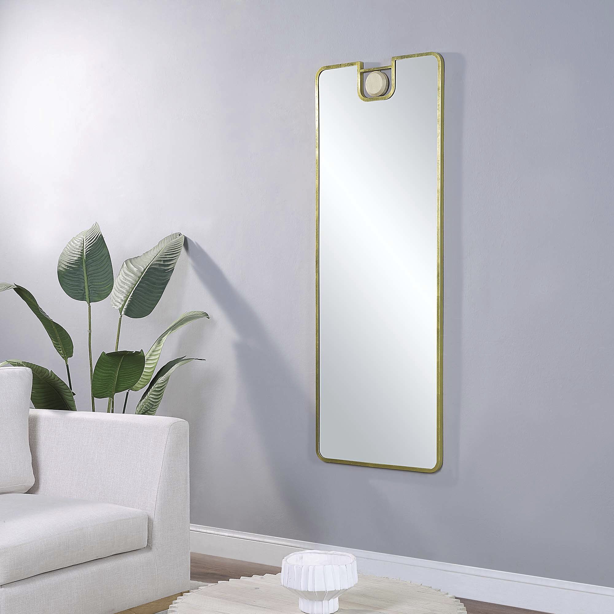 Kepler 65 X 24 inch Clear and Gold Wall Mirror