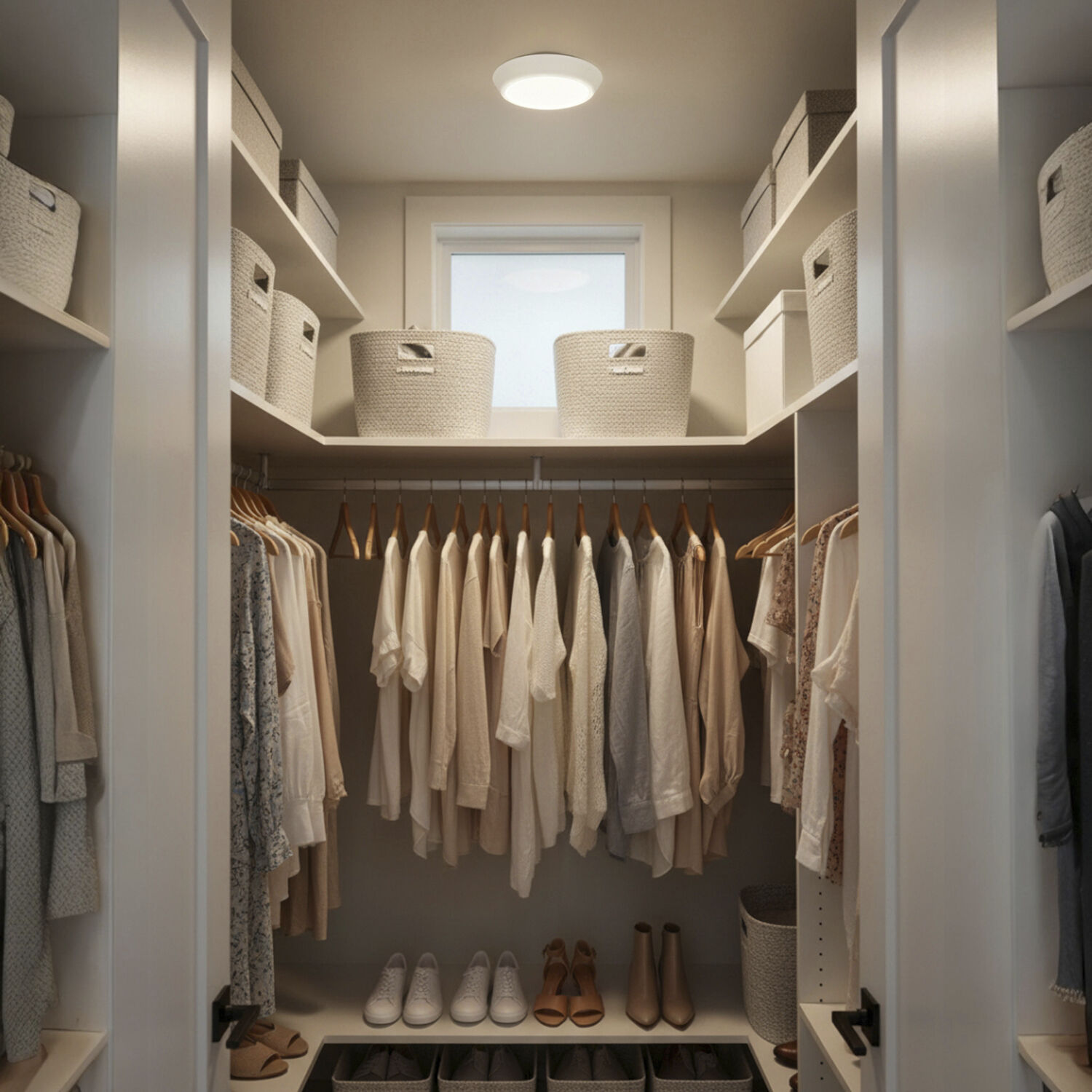 Ryan LED 7.5 inch Simple White Flush Mount Ceiling Light