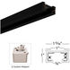 J 2-Circuit Track 120 Black Track Component Ceiling Light