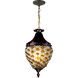 Springdale 1 Light 11 inch Antique Bronze Pendant Ceiling Light