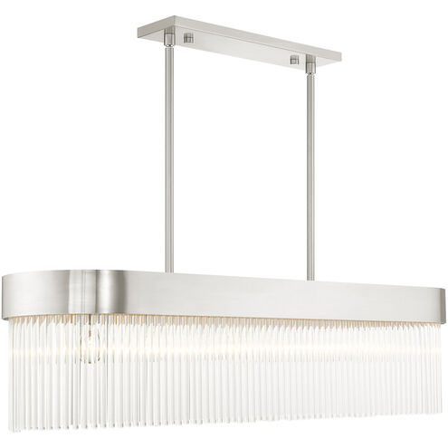 Norwich 6 Light 12 inch Brushed Nickel Chandelier Ceiling Light