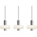 Sydney Linear Pendant Ceiling Light in Satin Nickel