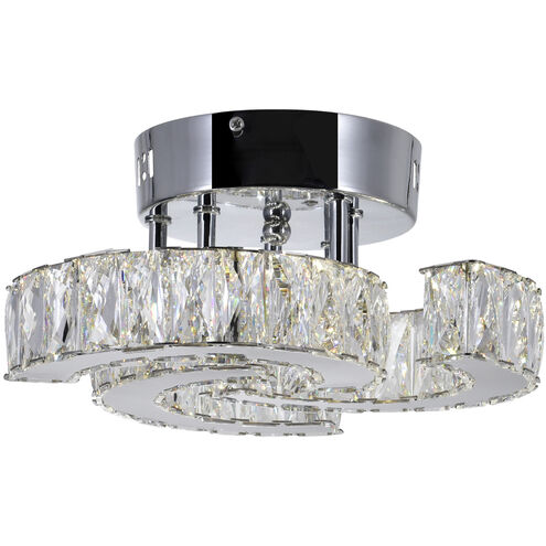 Vienna LED 11 inch Chrome Flush Mount Ceiling Light