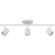 Pipe 3 Light 120 White Track Lighting Ceiling Light, WAC Limited