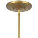 Key Largo 1 Light 16 inch Soft Brass Pendant Ceiling Light