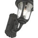 Oxford 1 Light 16 inch Textured Black Outdoor Wall Lantern