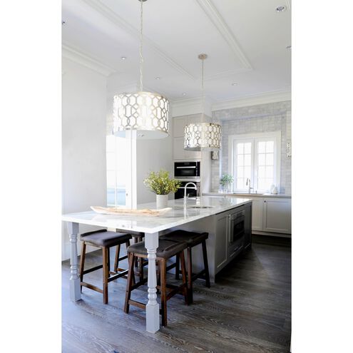 Jennings 5 Light 24.25 inch Polished Nickel Chandelier Ceiling Light