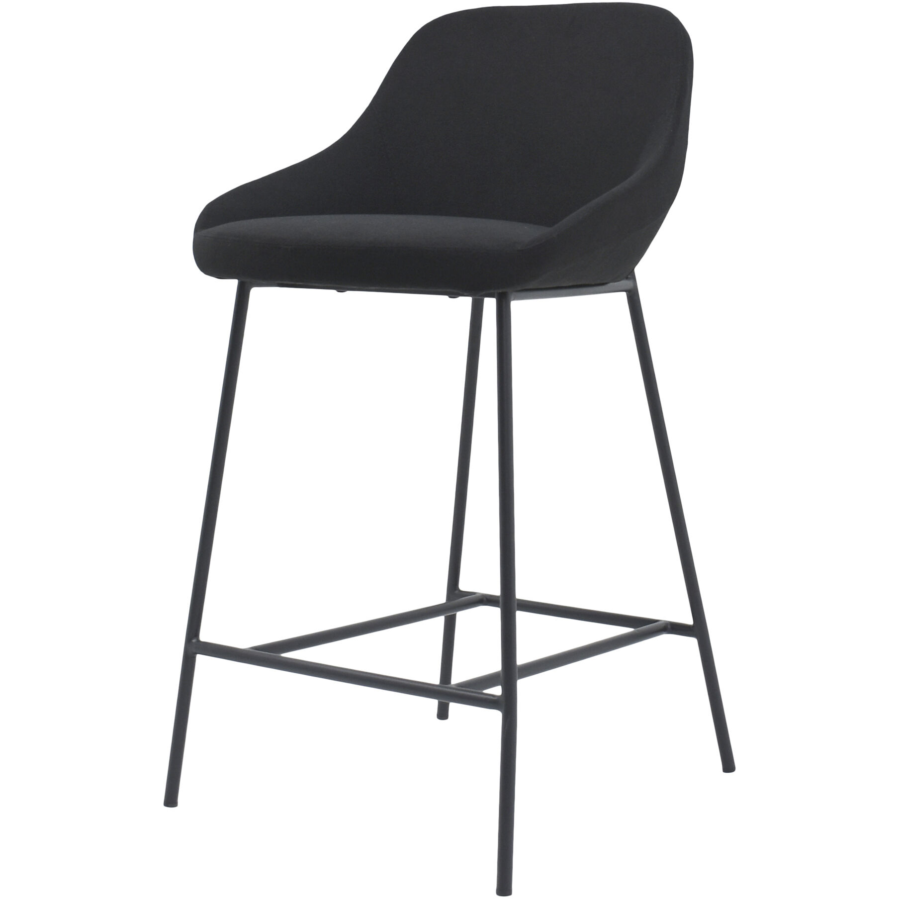 Shelby 32 inch Black Counter Stool