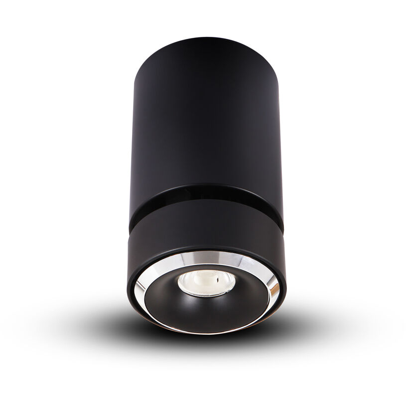 ORBIT Series Black Surface Mounted Downlight Ceiling Light
