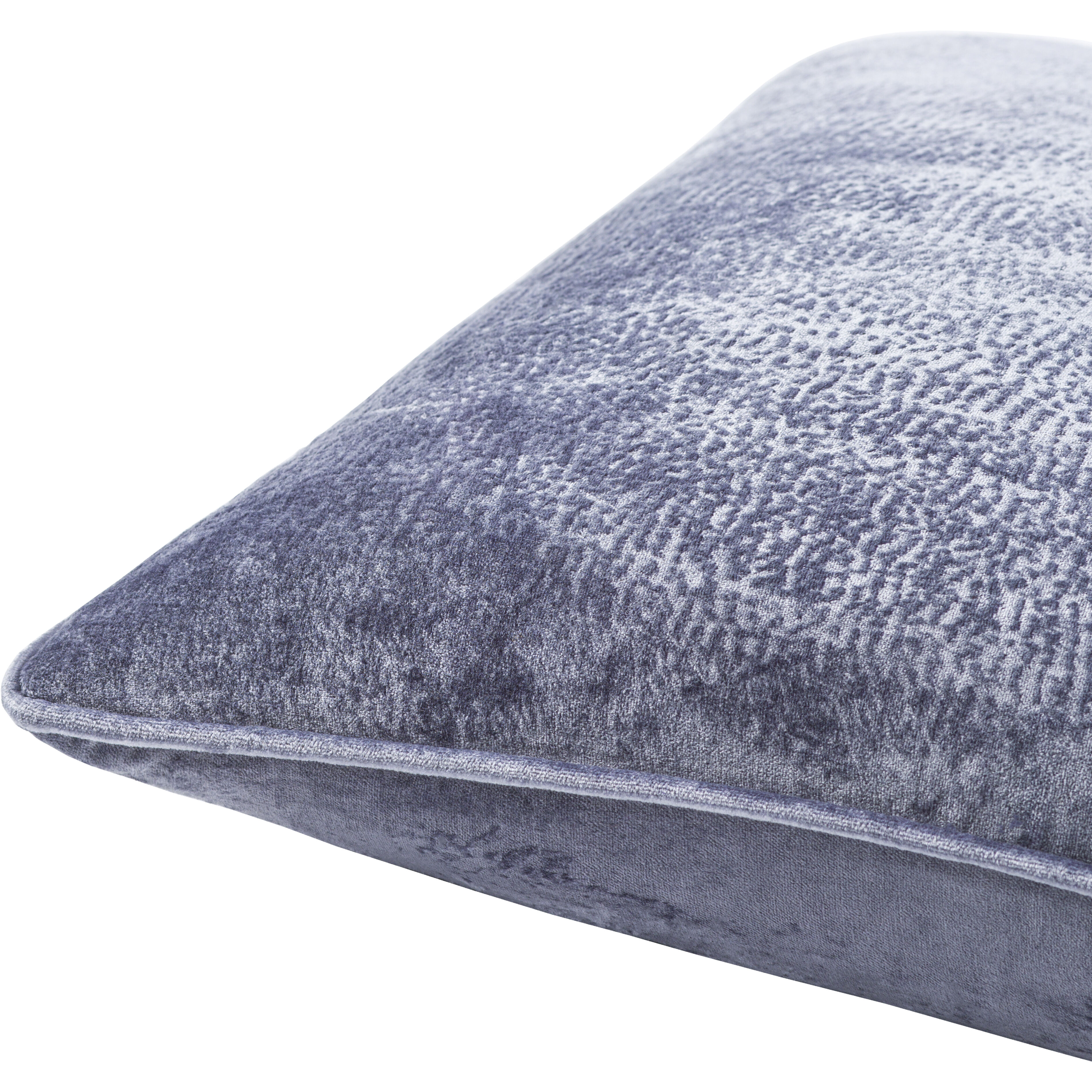 Velvet Mood 20 inch Gray Pillow Kit in 20 x 20, Square