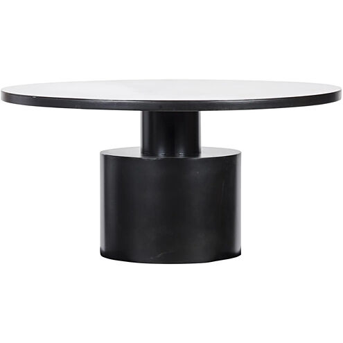 Marlow 59 X 59 inch Matte Black Dining Table