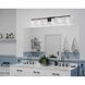 Replay 6 Light 48 inch Antique Bronze Bath Vanity Wall Light