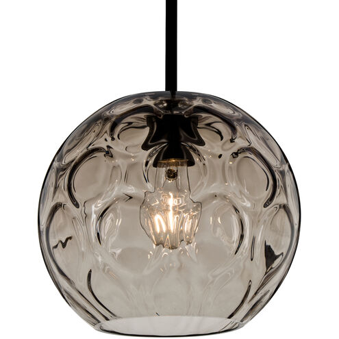 Bombay 1 Light Black Cord Pendant Ceiling Light