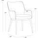 Franklin Vintage Blue Dining Armchair