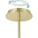 Solstice LED 22 inch Polished Brass Convertible Pendant Ceiling Light