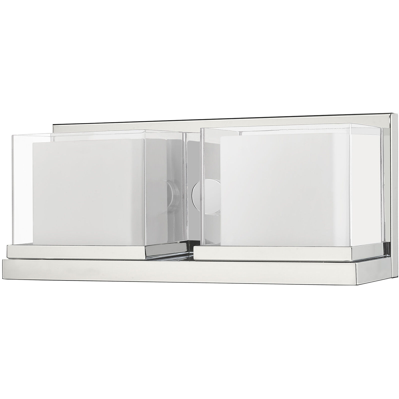 Duval 2 Light 16 inch Polished Chrome Bath Vanity Wall Light