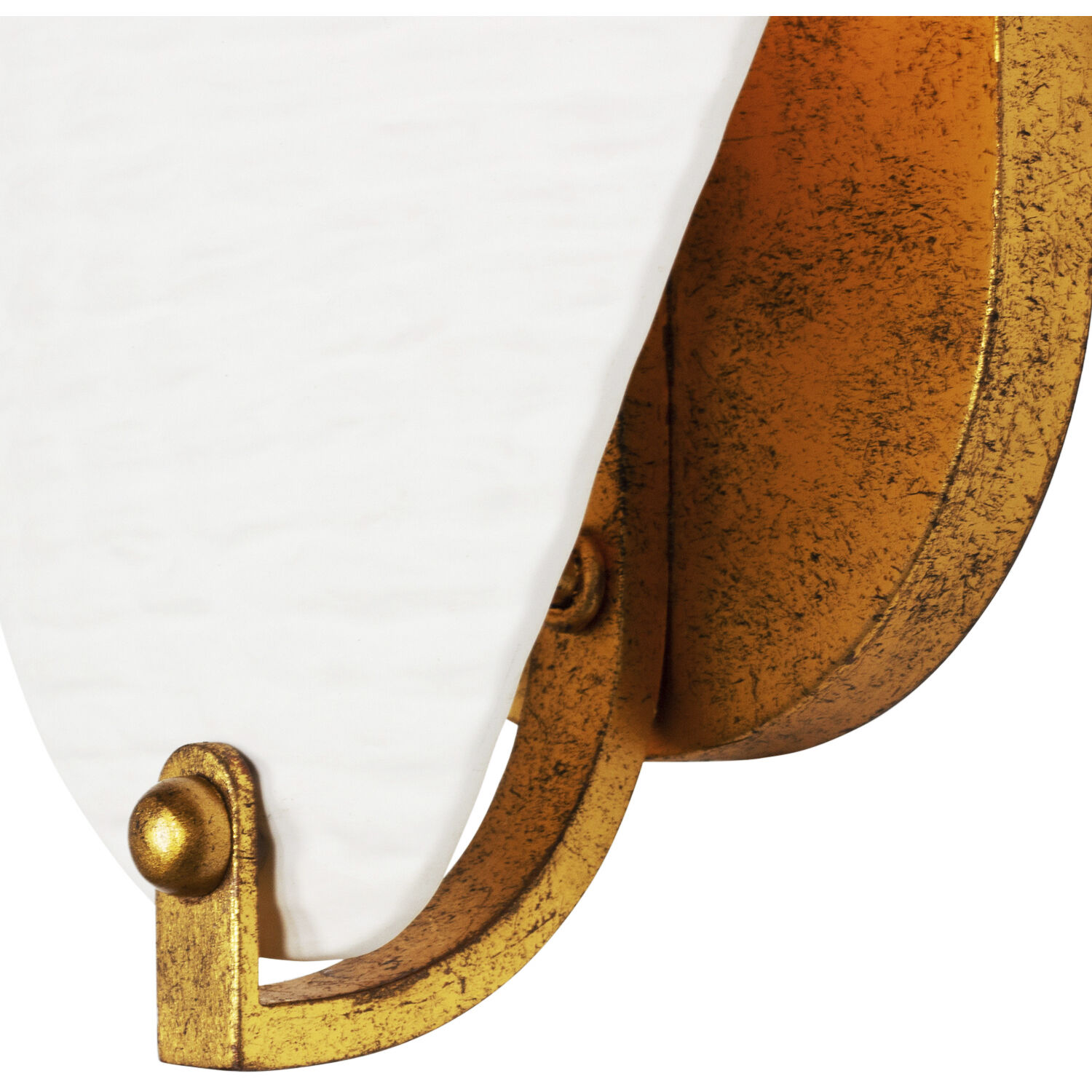 Aliform Wall Sconce Wall Light in Oxidized Gold Leaf