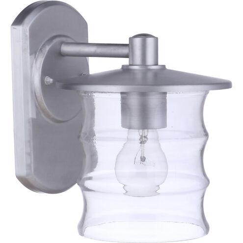 Canon Outdoor Wall Mount in Satin Aluminum, Small