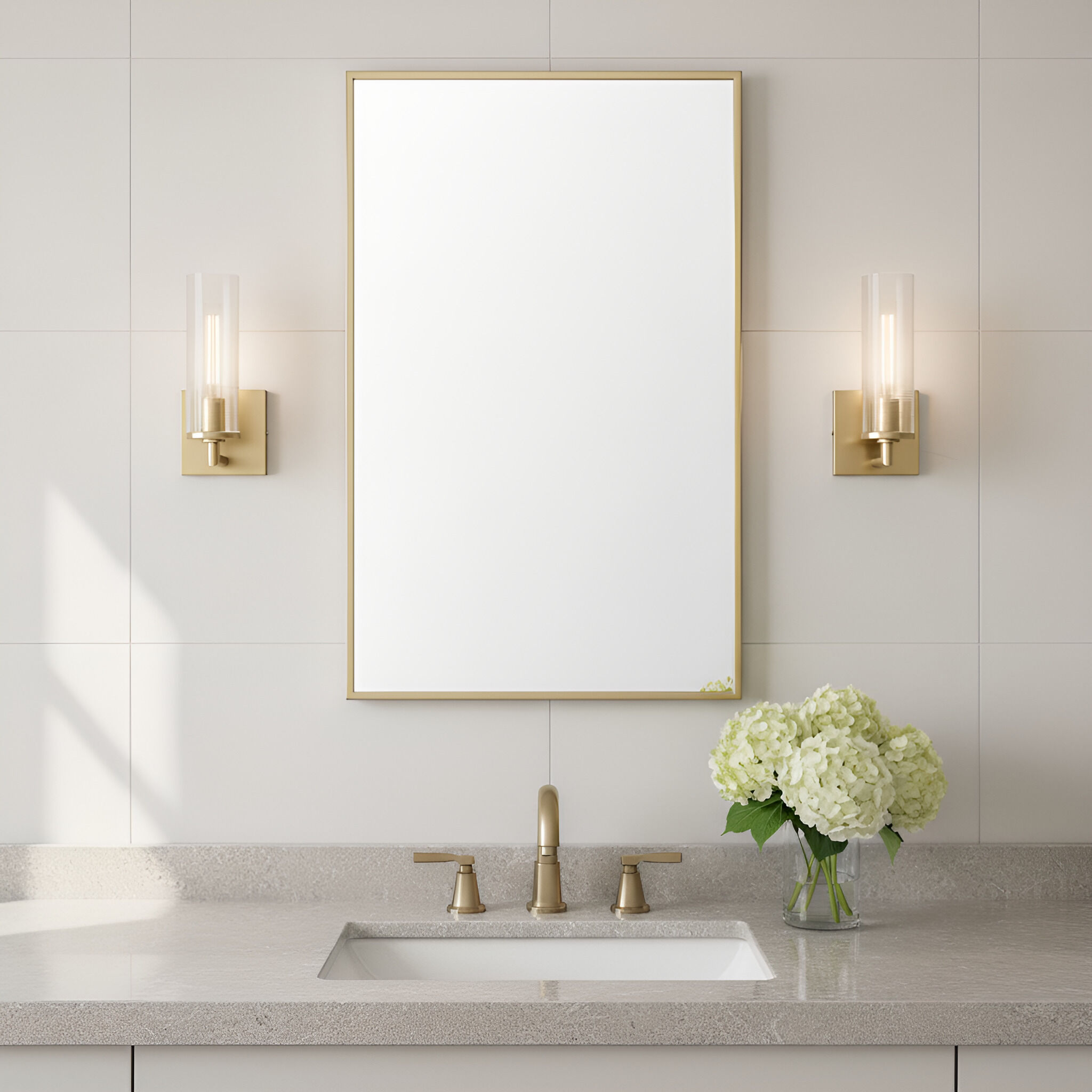 Drew & Jonathan Sarita 1 Light 5 inch Satin Brass Sconce Wall Light, Small