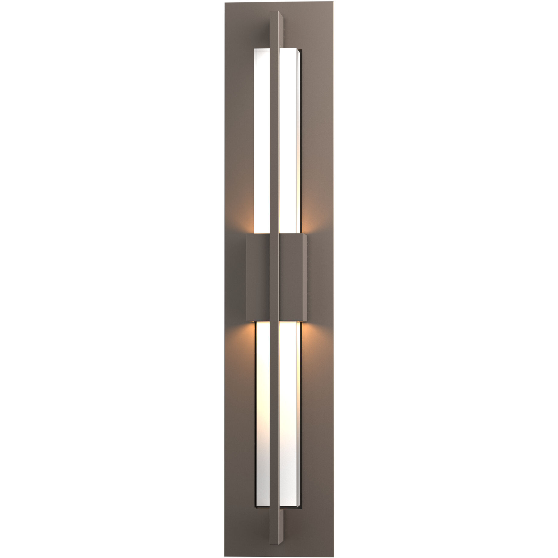 Double Axis LED 23.5 inch Coastal Dark Smoke Outdoor Sconce, Small