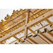 Canada 7 Light 12 inch Gold Chandelier Ceiling Light